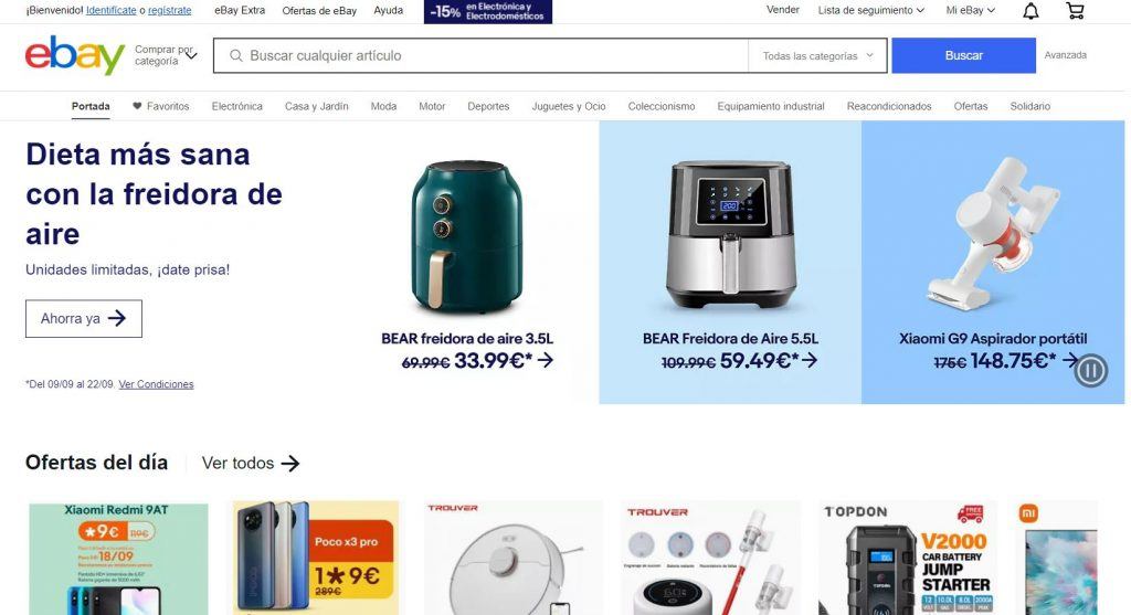 ¿Qué es e-Commerce y cómo crear un comercio electrónico? - ebay 1024x557